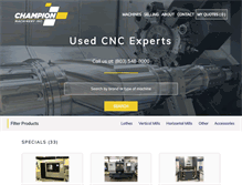 Tablet Screenshot of championmachinery.com